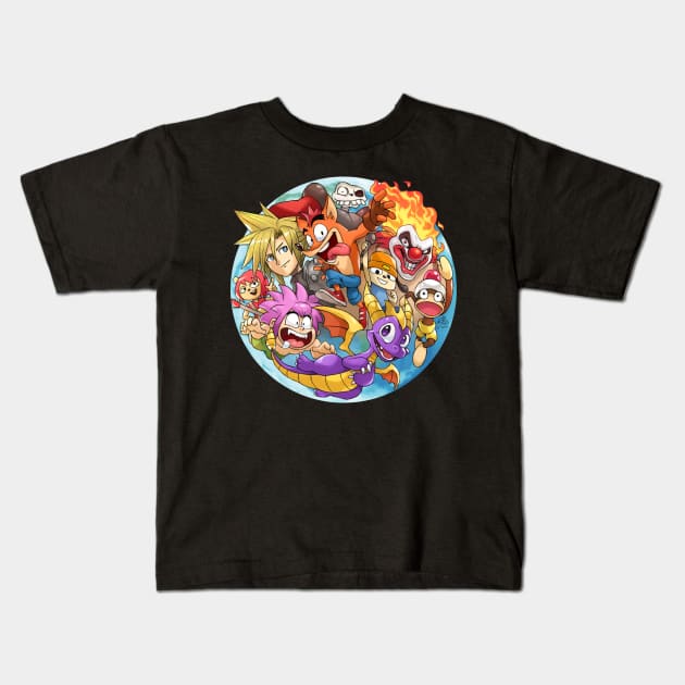 PS World Kids T-Shirt by RySpirit
